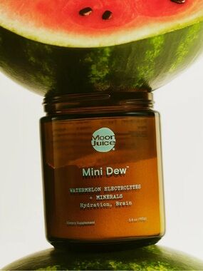 Mini Dew Watermelon Electrolytes & Minerals - Amber Jar